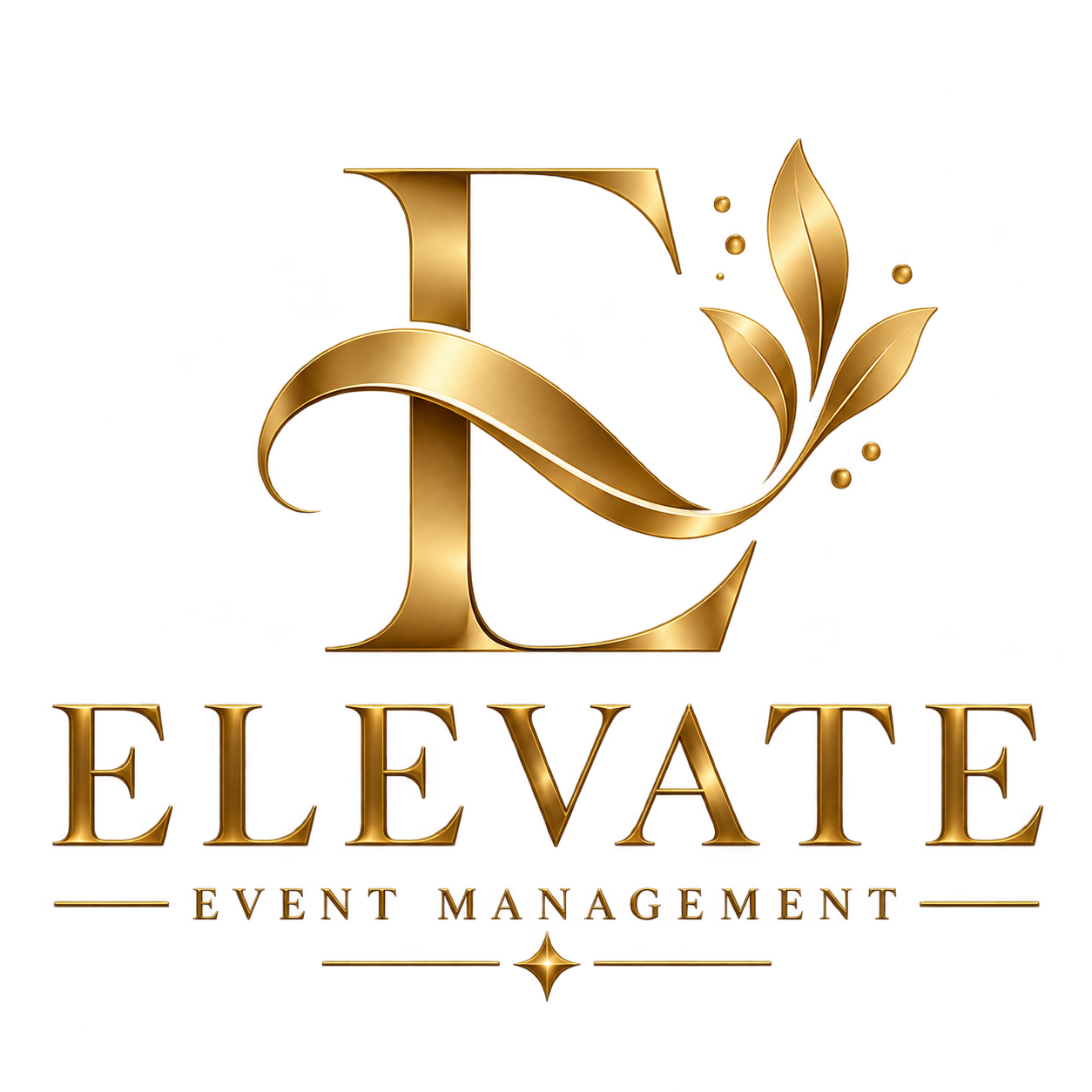 Elevate Event Management gold logo
